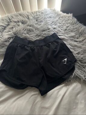 GYMSHARK Black Women's Training Shorts